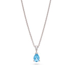 Pear Shaped Aquamarine Pendant