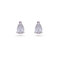 Pear-Shaped Diamond Stud Earrings