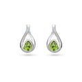 Pear-Shaped Peridot Earrings