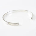 Pinstriped Men's Torque Bangle