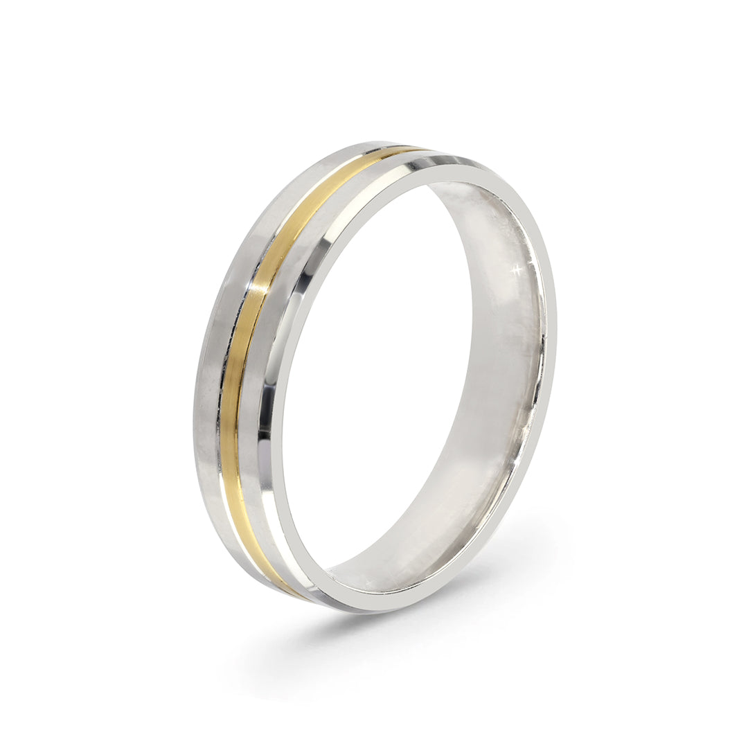 Platinum & Yellow Gold Gents’ Ring