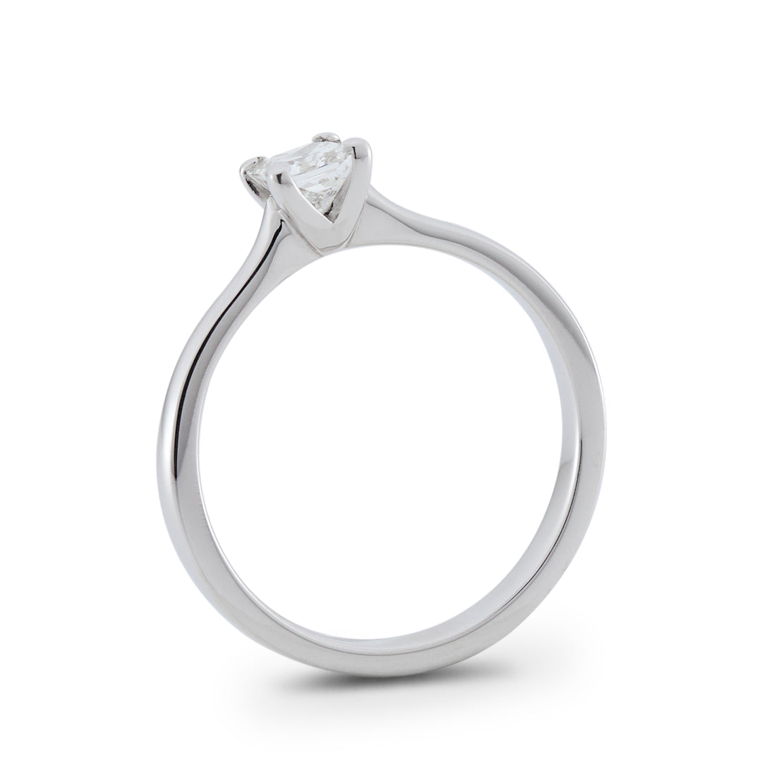 Princess-Cut Diamond Engagement Ring