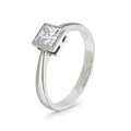 Princess Cut Diamond Solitaire