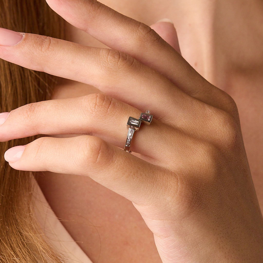 Rare Pink Diamond Ring
