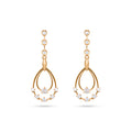 Rose Gold & Diamond Earrings