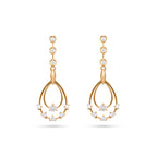 Rose Gold & Diamond Earrings