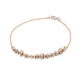 Rose Gold & White Gold Knot Bracelet