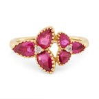 Ruby Flower Ring