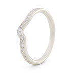 Shaped Diamond Wedding Ring