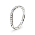 Shaped Diamond Wedding Ring