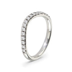 Shaped Diamond Wedding Ring