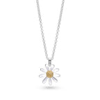 Silver Daisy Necklace