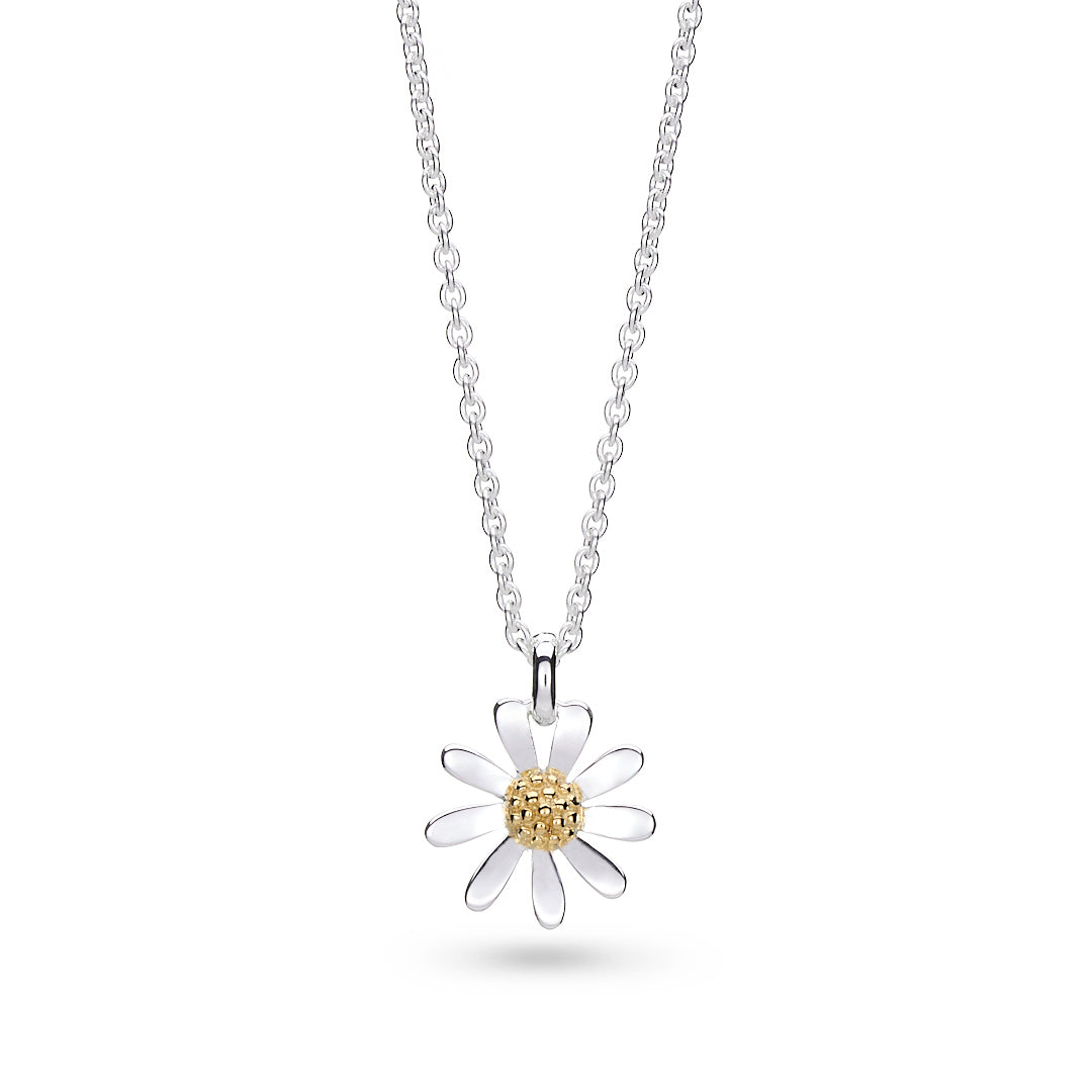 Silver Daisy Necklace