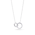 Silver Interlocking Circles Pendant