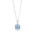Step-Cut Aquamarine Pendant