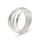 Sterling Silver Crossover Ring