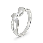 Sterling Silver Ribbon Ring