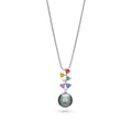 Tahitian Pearl & Sapphire Necklace