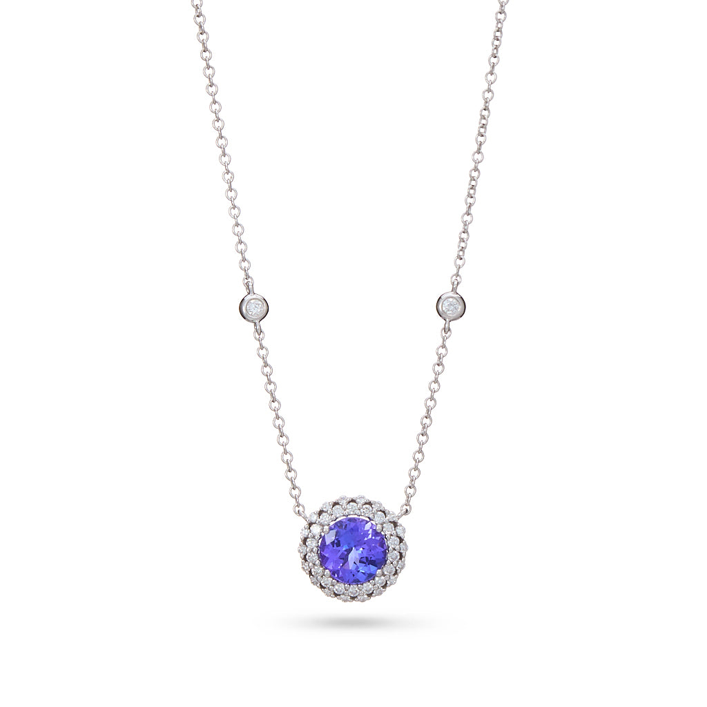Tanzanite & Diamond Necklace