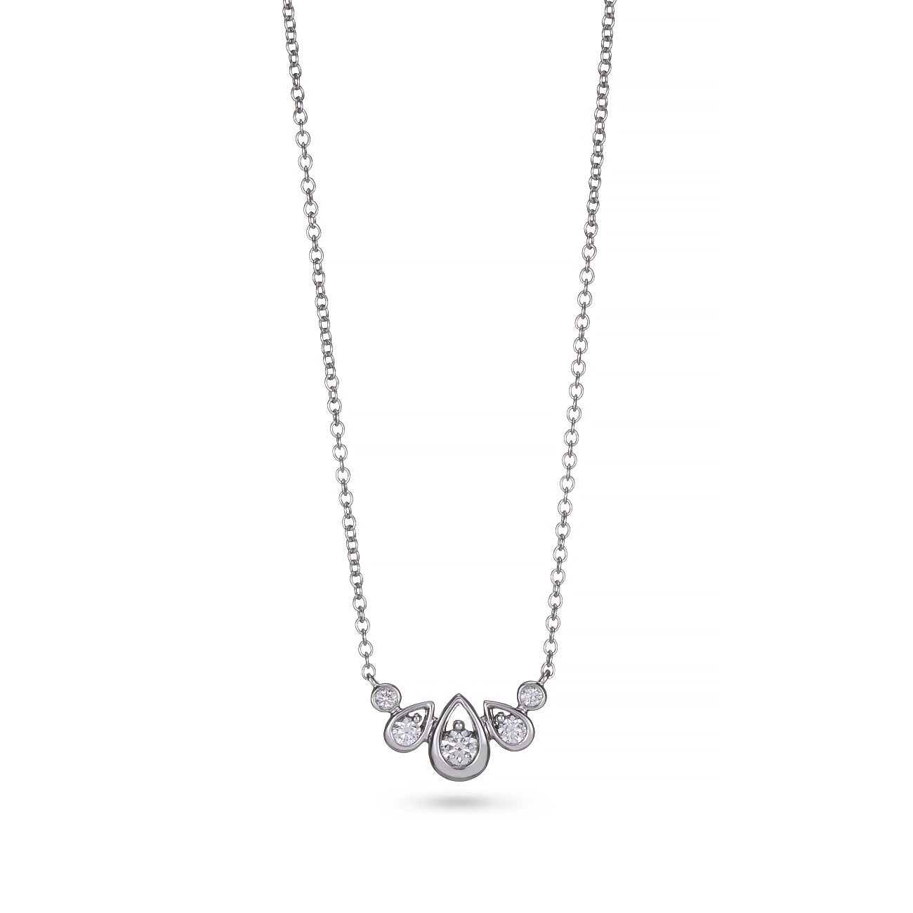 Teardrop Diamond Pendant