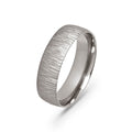 Titanium Fine Ripple Gents’ Ring