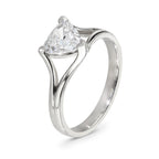 Trillion Cut Diamond Solitaire Ring