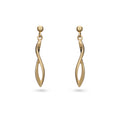 Tulip Gold Drop Earrings