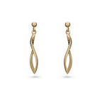 Tulip Gold Drop Earrings