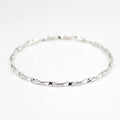 Twisted Silver Bangle