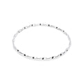 Twisted Silver Bangle