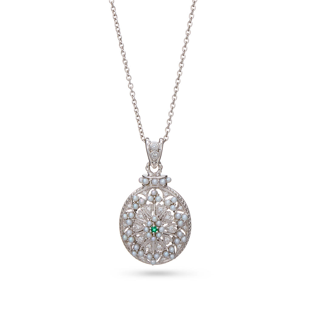 Victorian Style Pearl Pendant