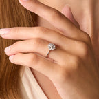 Vintage Style Diamond Cluster Ring