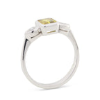 Yellow Sapphire Engagement Ring