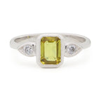 Yellow Sapphire Engagement Ring