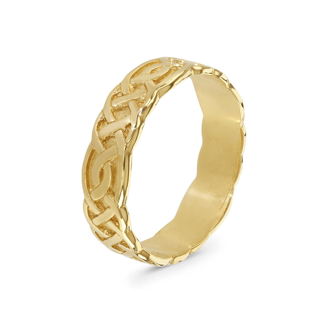 Yellow Gold Celtic Knot Gents’ Ring