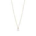 Yellow Gold Diamond Solitaire Pendant