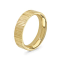 Yellow Gold Hand-Sawn Gents’ Ring