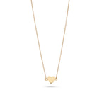 Yellow Gold Heart Necklace
