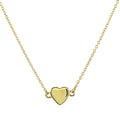 Yellow Gold Heart Necklace