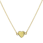 Yellow Gold Heart Necklace