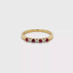 Ruby & Diamond Eternity Ring