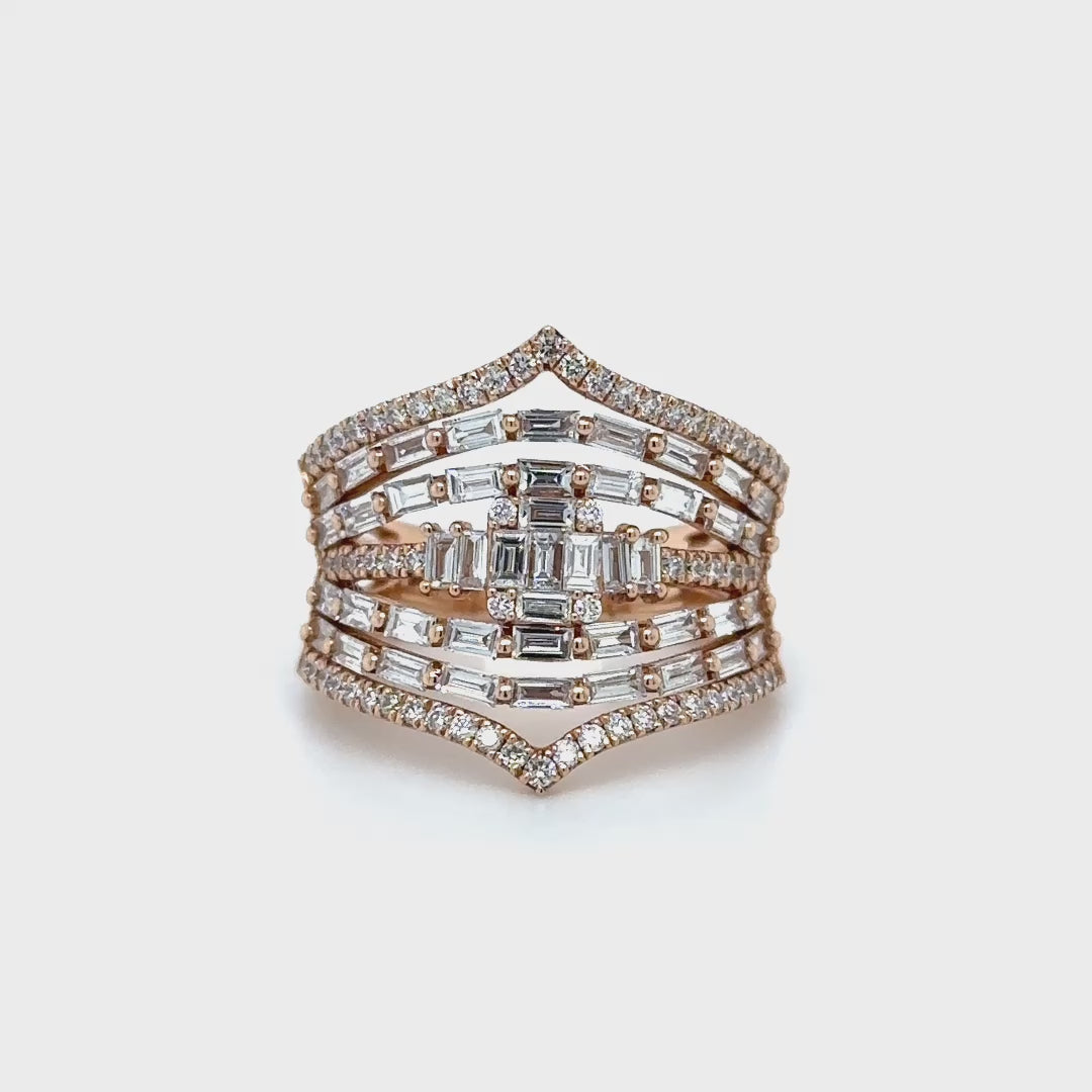 1.60ct Rose Gold Diamond Ring