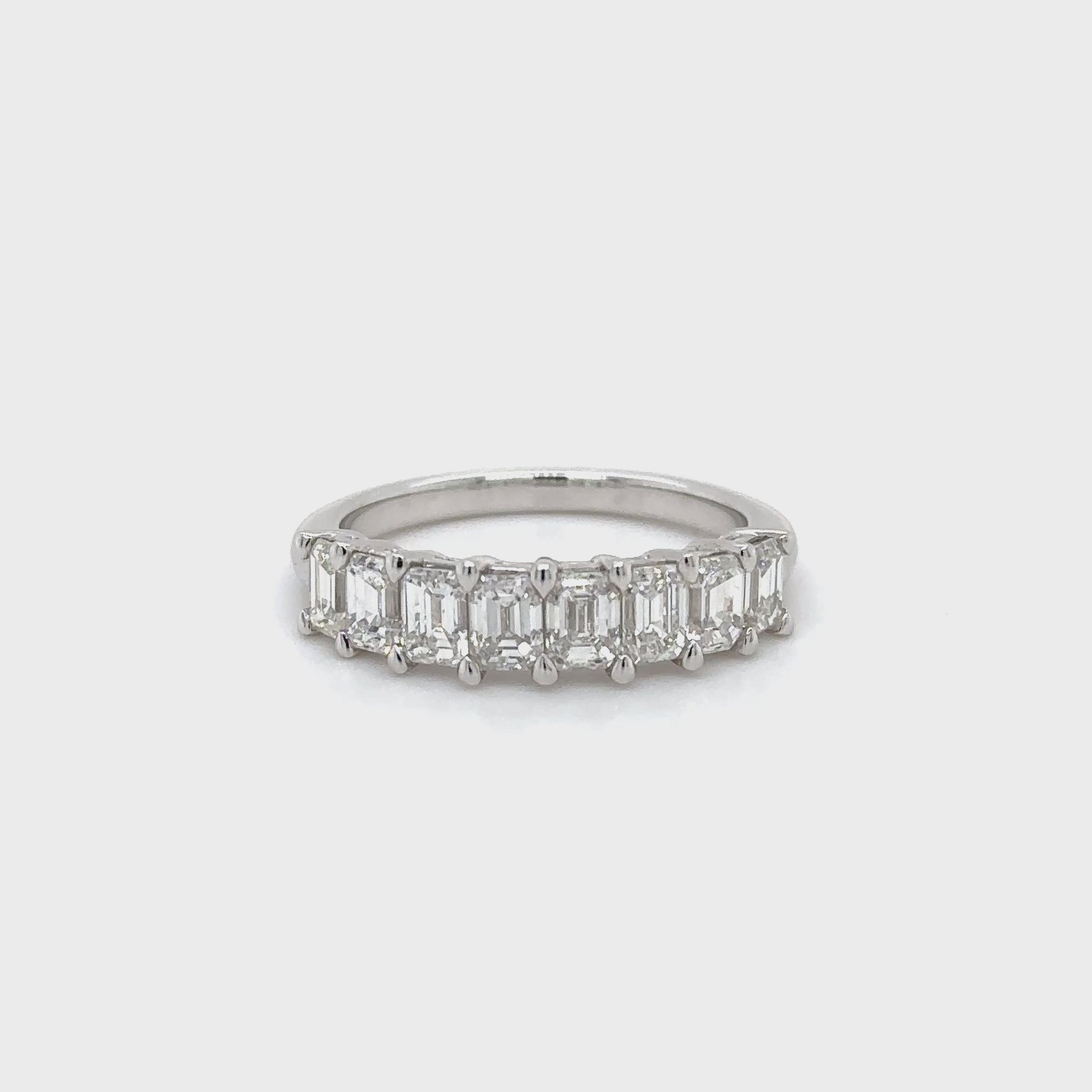1.87ct Emerald Cut Diamond Ring