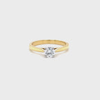 18ct Yellow Gold Diamond Solitaire