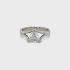 Trillion Cut Diamond Solitaire Ring