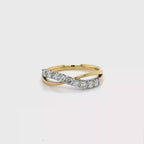 Entwined Diamond Ring