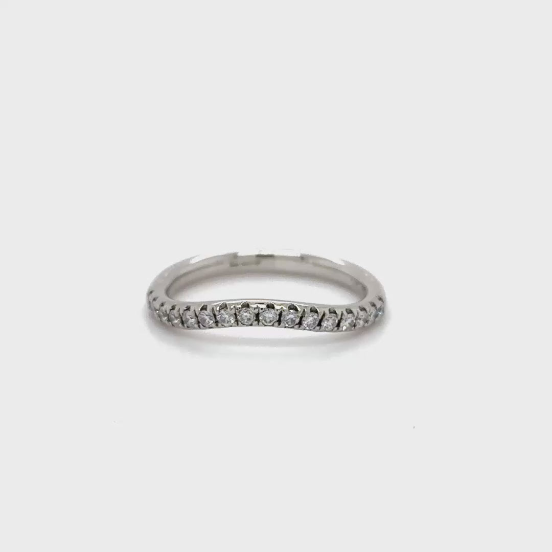 Shaped Diamond Wedding Ring