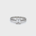 0.70ct Emerald Cut Diamond Ring