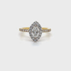 0.70ct Marquise Diamond Ring