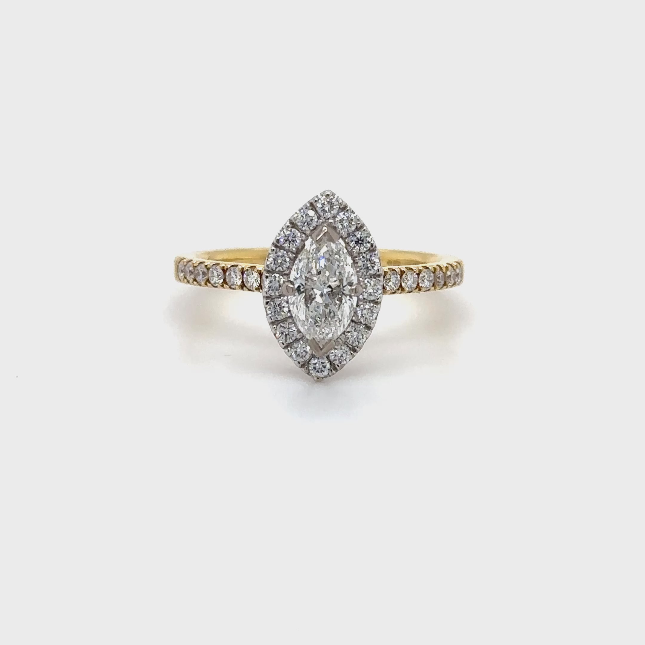 0.70ct Marquise Diamond Ring